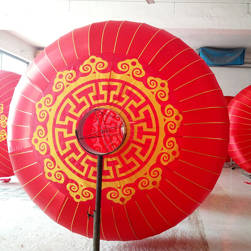 Red Lantern Outdoor Waterproof Diameter 1 M 1.2 M 1.5 M 2 M 2.5 M 3 M New Year's Day Spring Festival New Year Lantern