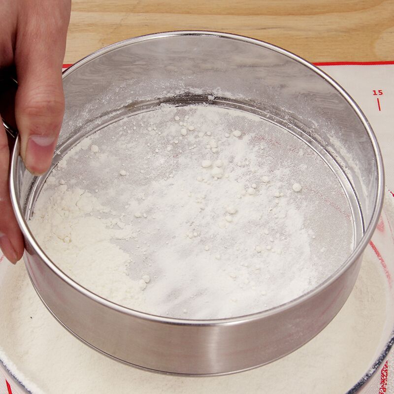 sieve flour sifter strainer ultra-fine household stainless steel mesh baking tool handheld 60 mesh powder sifter