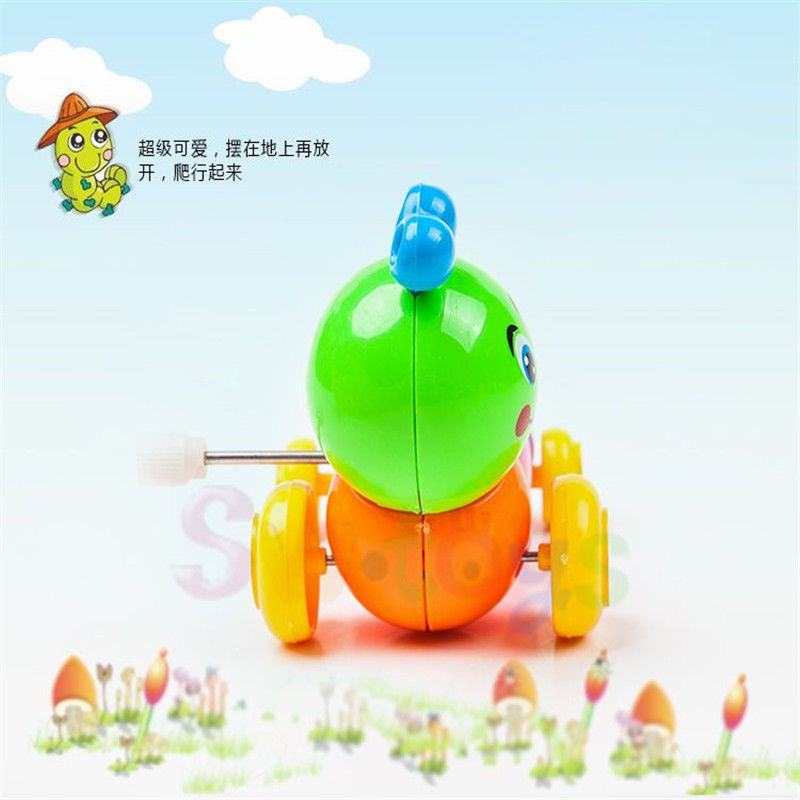 Colorful Clockwork Caterpillar Creative Winding Moving Children Baby Swirls Boys and Girls Stall Supply Children Gift