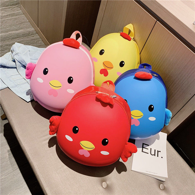 small egg shell children‘s bags cartoon fashion kindergarten small school bag backpack 2-5 years old baby boy and baby girl backpack