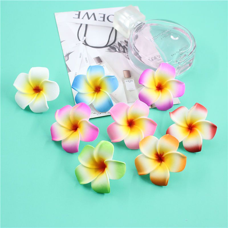 diype foam artificial/fake flower without clip wedding celebration decoration flower 4.5cm plumeria rubra