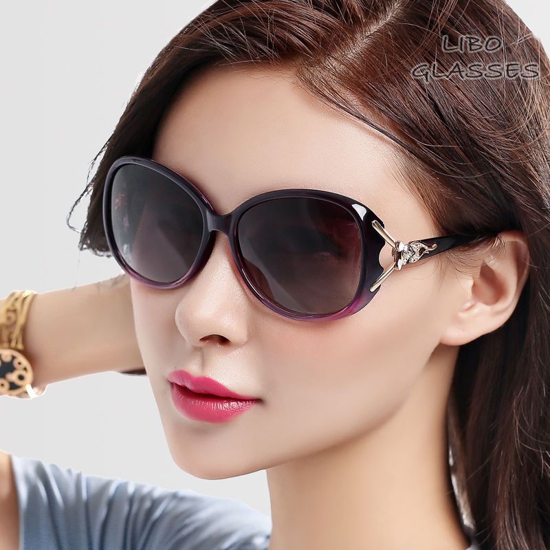 New Sunglasses Women's HD UV Protection round Face Star Same Sun Glasses Women's Sunglasses Women's Sun Protection