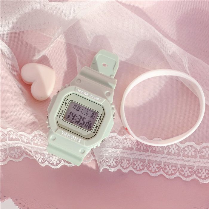 Little Joy Qiao Yingzi Same Watch Female Ins Style White Student Harajuku Girl Waterproof Unicorn Electronic Watch