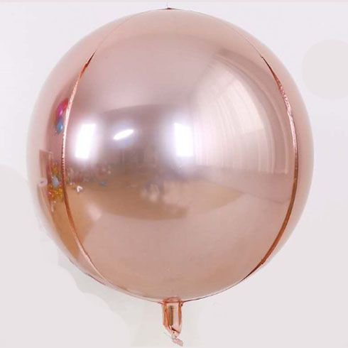 10-Inch 18-Inch 22-Inch 4d Ball Gold Silver Aluminum Film Helium Balloon Decoration Street Push Sale Party Decorative Creative Layout