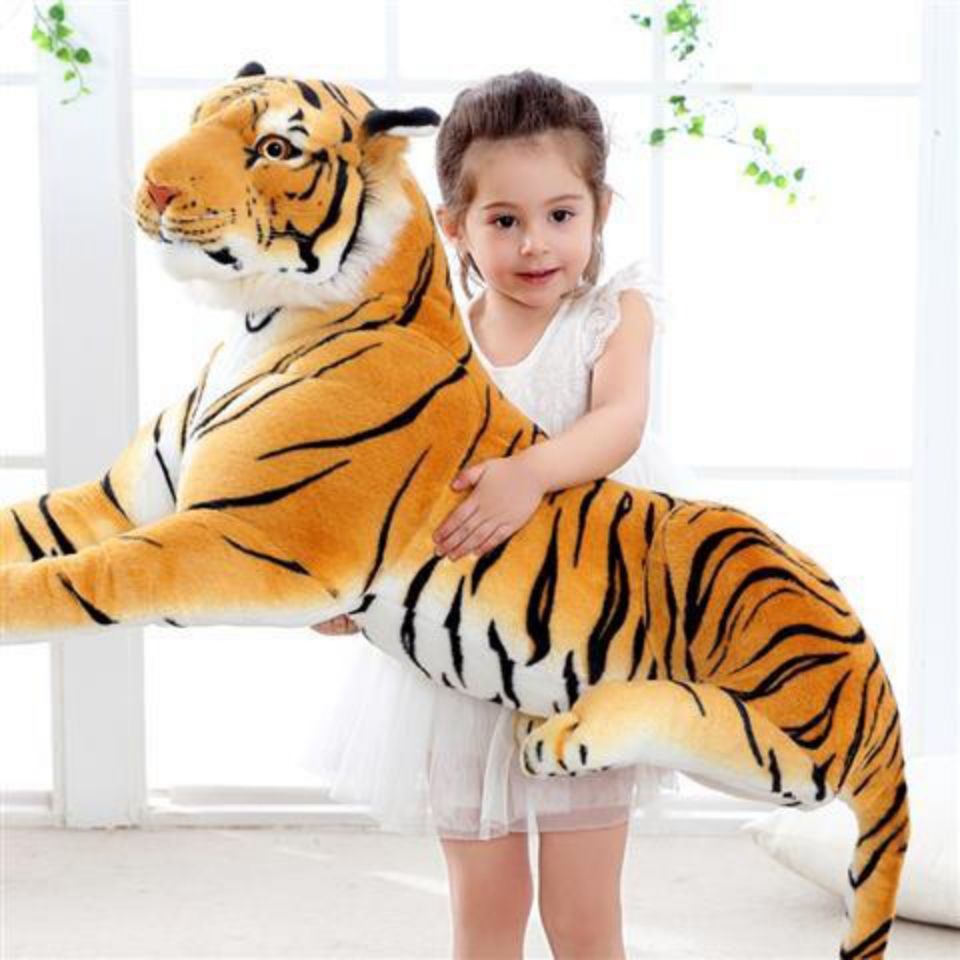 Simulation Large Tiger Doll Plush Toys Northeast Tiger Pillow Doll Children Doll Birthday Gift for Boy