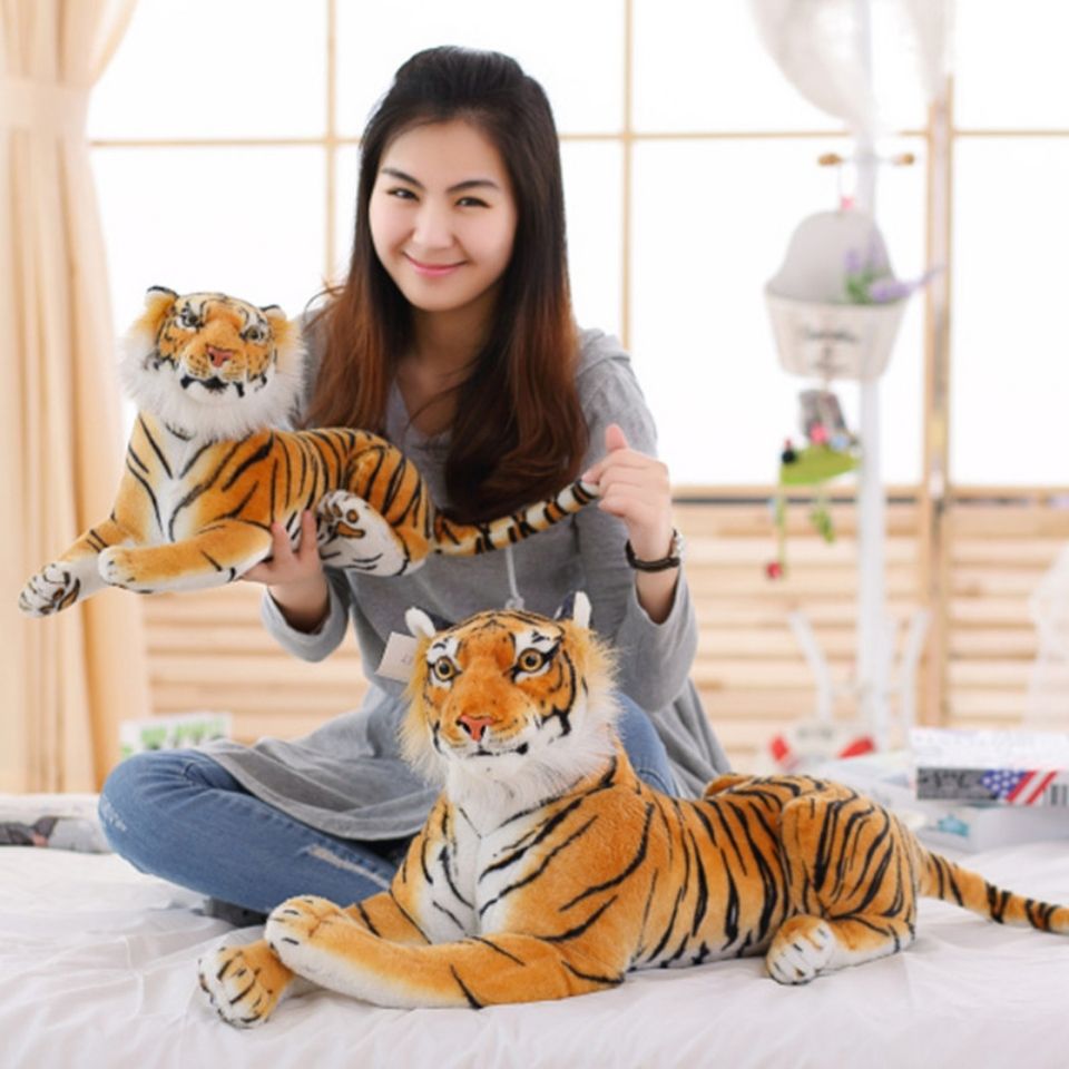 Simulation Large Tiger Doll Plush Toys Northeast Tiger Pillow Doll Children Doll Birthday Gift for Boy