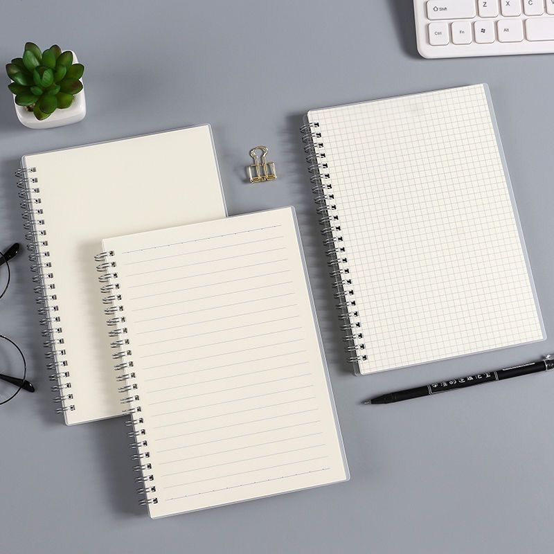 Thickened Grid Coil Notebook B5 Notebook High School and College Student Classroom Postgraduate Entrance Examination Grid Notebook for Correction Grid Book