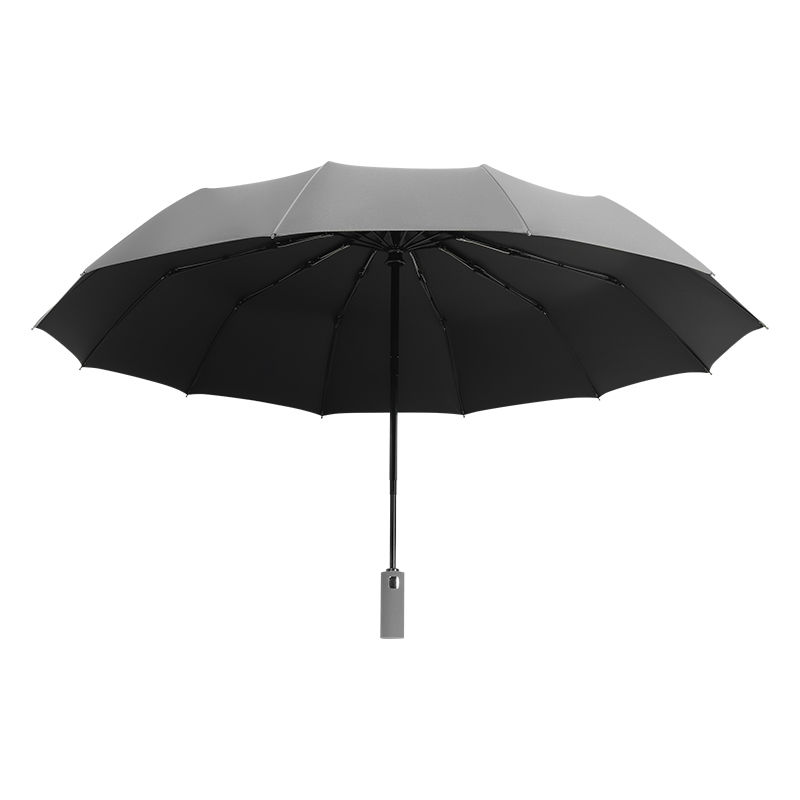 Automatic Umbrella S Men's and Women's Black Technology Folding Sun-Proof Handsome Student Large Double-Person Dual-Use Ultra Large Umbrella