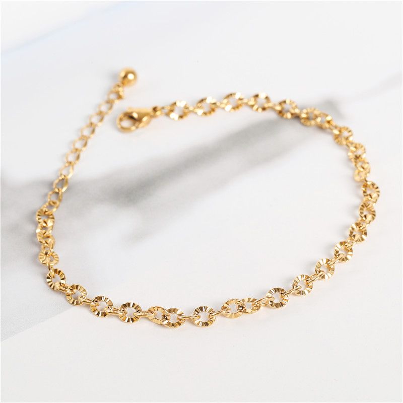 japanese entry lux starry gilded bracelet female korean simple personalized ins special-interest design titanium steel bracelet for the besties