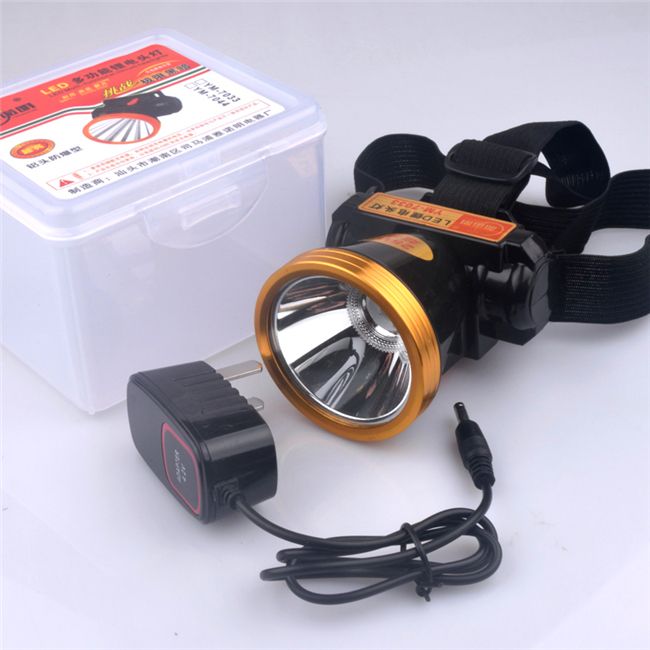 led bright strong light long shot lithium rechargeable headlight outdoor head wear night riding fishing night fishing miner‘s lamp flashlight