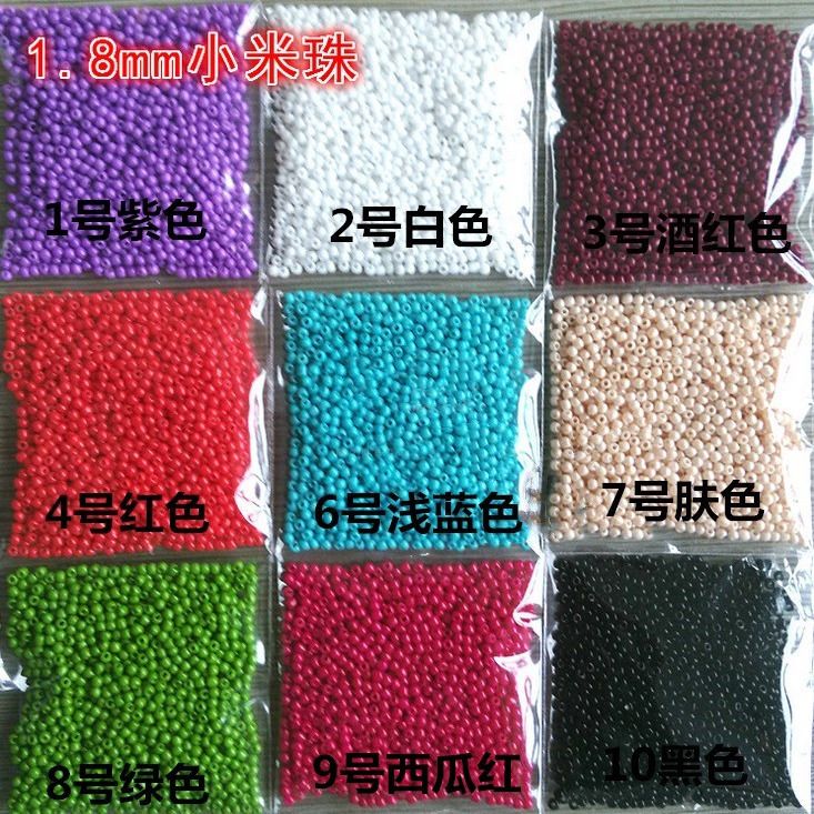 1.8mm 3000 pieces baking paint beads diy scattered beads handmade necklace bracelet cross stitch scattered beads