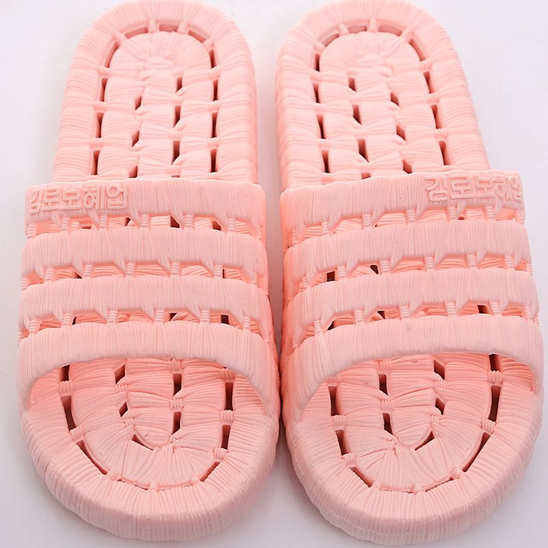 Women's Summer Home Indoor Bathroom Non-Slip Bath Soft Bottom Home Outdoor Wear Cute Men's Home with Slippers Couple