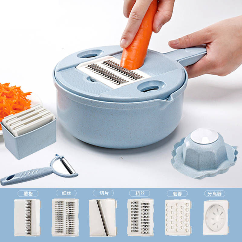 Multi-Function Vegetable Chopper Potato Grater Grater Grater Slice Cut Turnip Strip Artifact Kitchen Supplies