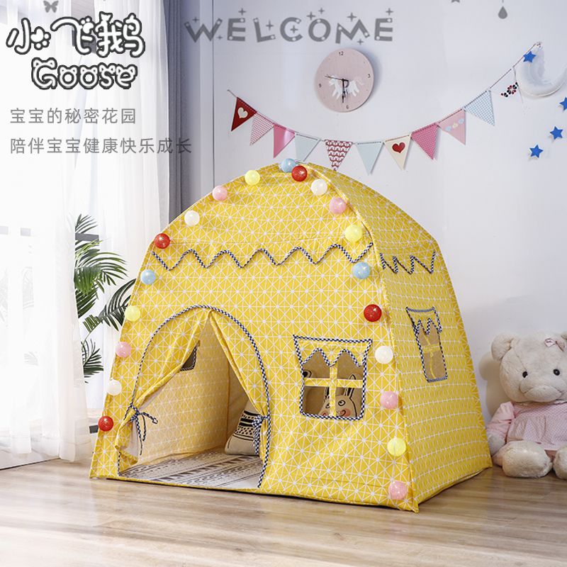 children‘s tent indoor princess doll toy house oversized castle play house game house girl bed separation artifact