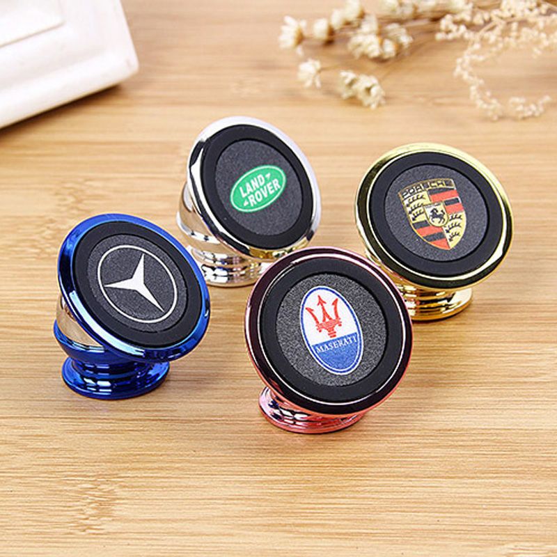 Car Mobile Phone Bracket Dashboard Car Magnetic Suction Disc Mobile Phone Holder Air Outlet Magnet Navigation Stand Universal