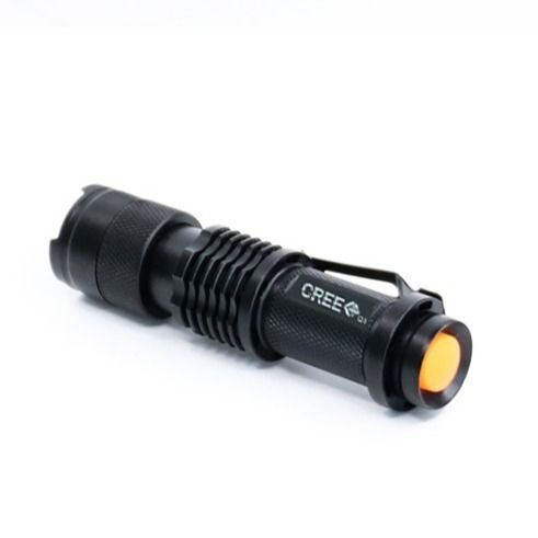 Authentic Q5led Power Torch Mini Zoom Long-Range Rechargeable 14500 Lithium Battery Household No. 5