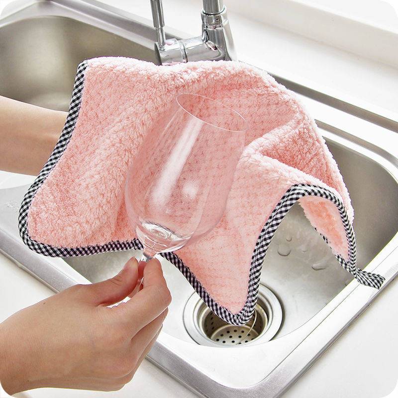 cleaning cloth oil-free non-lint kitchen decontamination absorbent scouring pad table cleaning cleaning bowl cleaning towel thiened hand towel