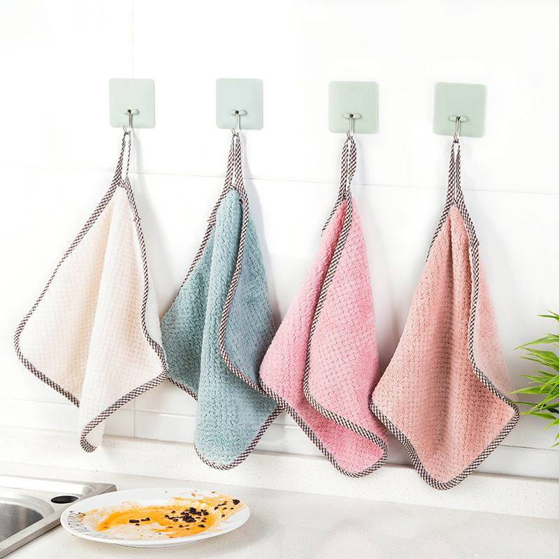 cleaning cloth oil-free non-lint kitchen decontamination absorbent scouring pad table cleaning cleaning bowl cleaning towel thiened hand towel