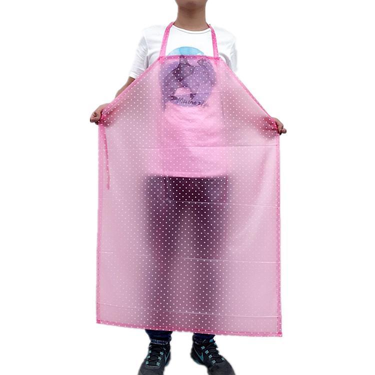 Waterproof and Oilproof Apron Kitchen Laundry Dishwasher Stain-Resistant Oversleeve Waterproof Apron Household Men and Women Apron Aquatic Products