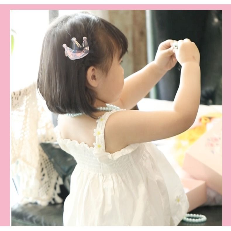 New Baby Hair Accessories Korean Princess Head Accessories Girl's Hairpin 28-Piece Set Children Barrettes Gift Set Gift