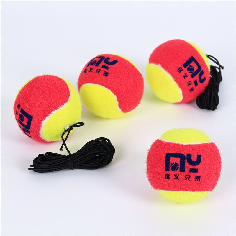 tennis rebound with line with rope bold single training tennis swing ball with ball spare ball fitness ball elastic ball