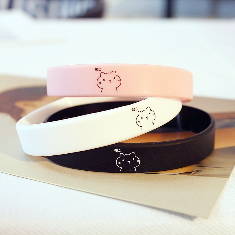 Original Fashion Brand Cartoon Mcdull Girlfriends Men and Women Silicone Bracelet Personality Simple Student Couple Sports Rubber Wristband