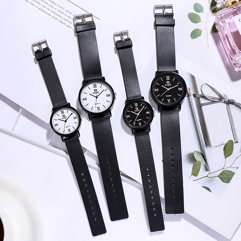 INS Super Hot Xueba Watch for Male and Female Students Korean Style Simple Trendy Vintage and Little Fresh All-Matching One Pair of Lovers