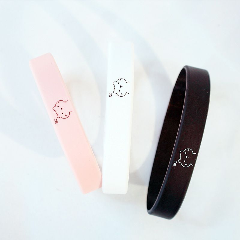 Original Fashion Brand Cartoon Mcdull Girlfriends Men and Women Silicone Bracelet Personality Simple Student Couple Sports Rubber Wristband