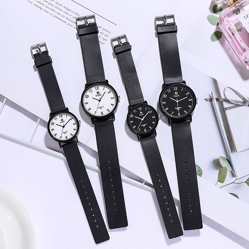 INS Super Hot Xueba Watch for Male and Female Students Korean Style Simple Trendy Vintage and Little Fresh All-Matching One Pair of Lovers