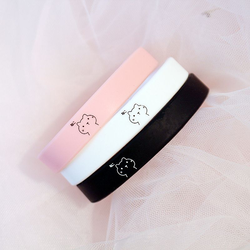 Original Fashion Brand Cartoon Mcdull Girlfriends Men and Women Silicone Bracelet Personality Simple Student Couple Sports Rubber Wristband