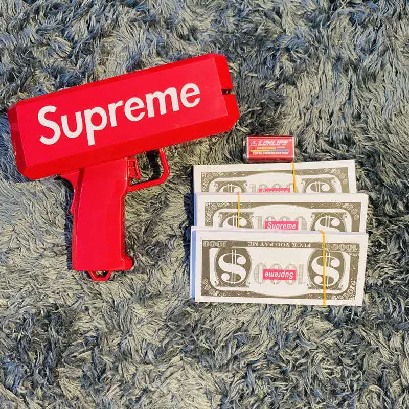 supreme money gun money gun tiktok net red artifact money spraying gun birthday gift