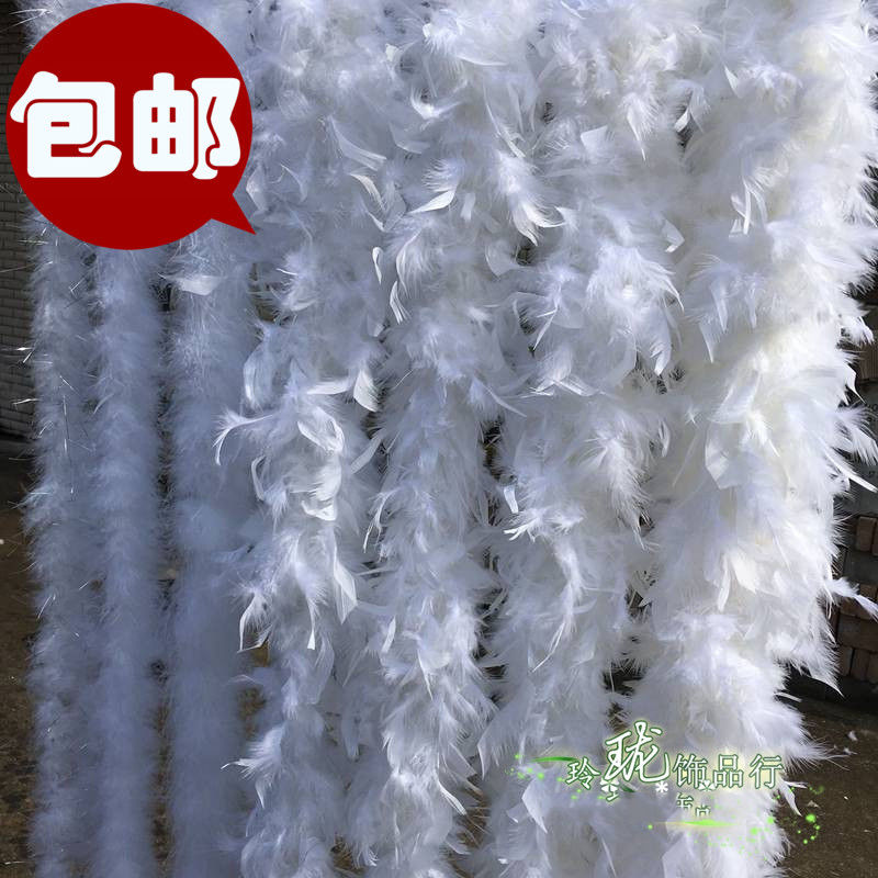 diy jubilant decoration turkey feather strip thickened flat wool tops wedding feather toy gift craft decoration