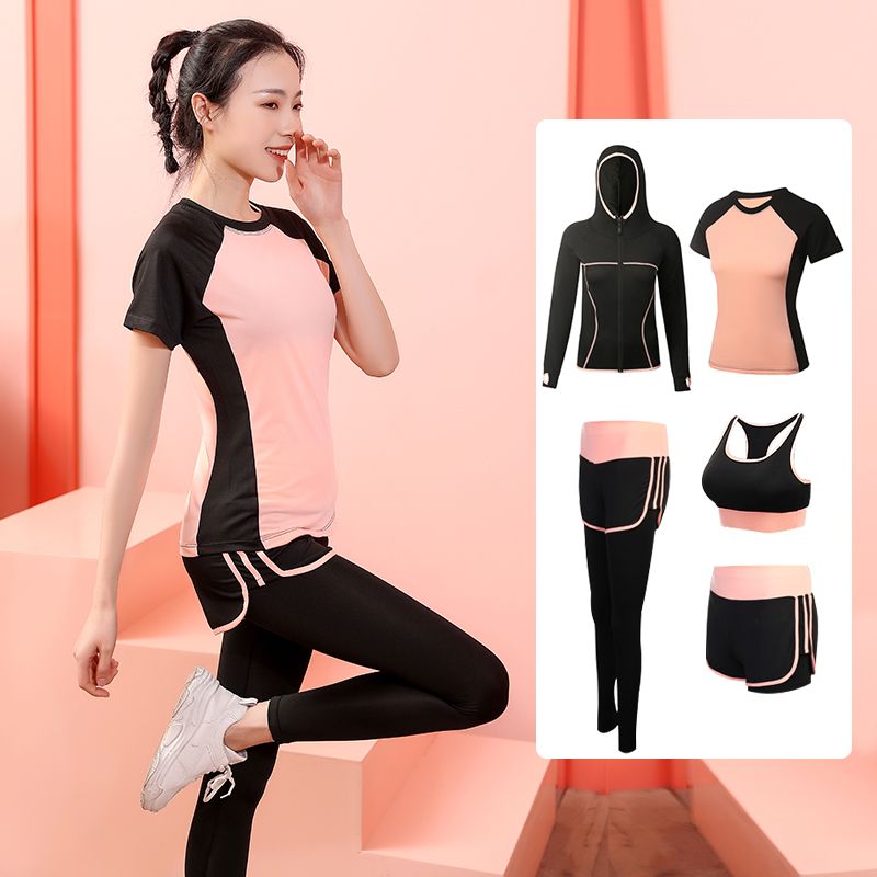 yoga clothes women‘s suit new fashion casual suit sexy running clothes net red slimming quick drying clothes fitness clothing