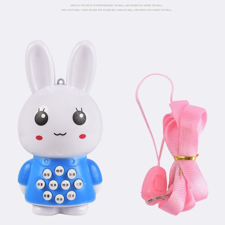 Small Fire Rabbit Seaweed Pig Early Education Story Machine Children's Toys Learning Baby Educational Music Toys Optional Charging