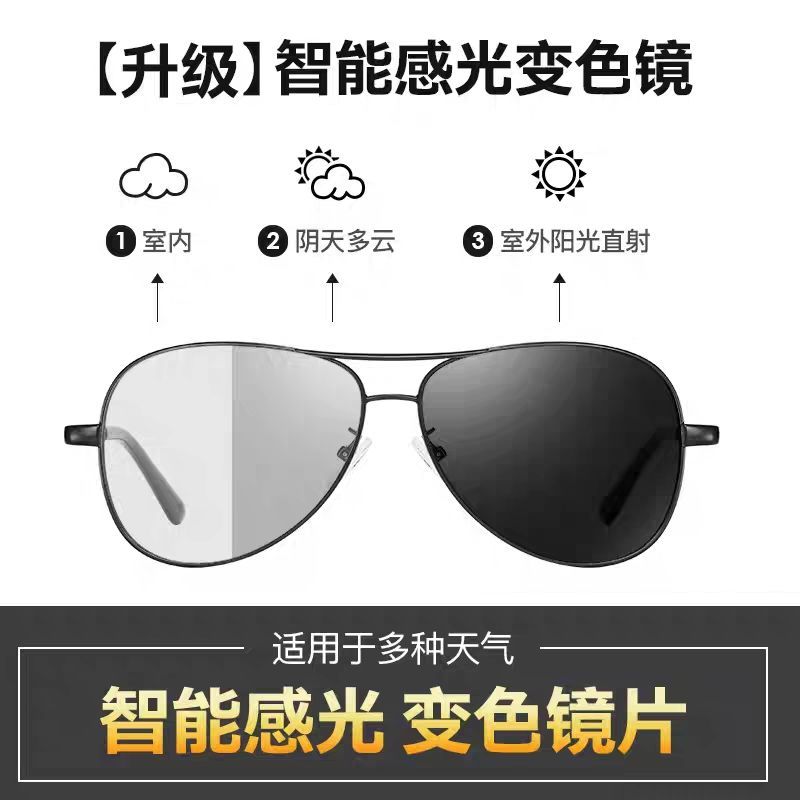 German Technology Day and Night Sunglasses Men's Polarized Sunglasses Driving Night Vision Driving Glasses Fashion Fashion