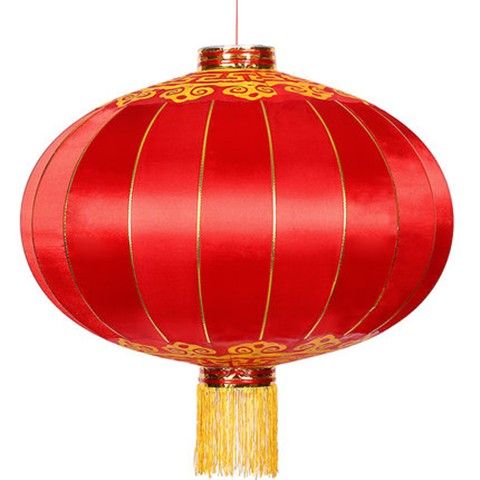 Outdoor Rainproof New Red Lantern Satin Rainproof Iron Mouth Lantern Customized Advertising New Year Festival Celebration Lantern