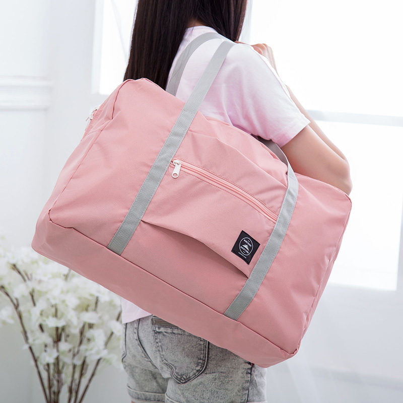 Travel Bag Portable Women's Folding Storage Bag Men's Large Capacity Student Luggage Bag Maternity Bag Trolley Case