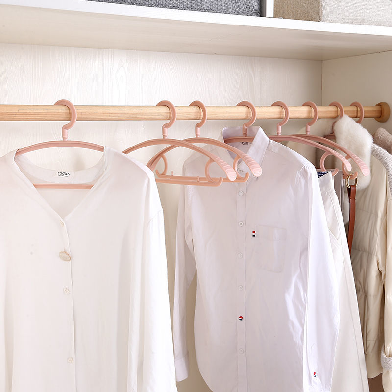 Wide Shoulder Clothes Hanger Adult Hanger Air Clothes Clothes Hanger Non-Slip Hanger Plastic Clothes Hanger Clothes Hanging Rack