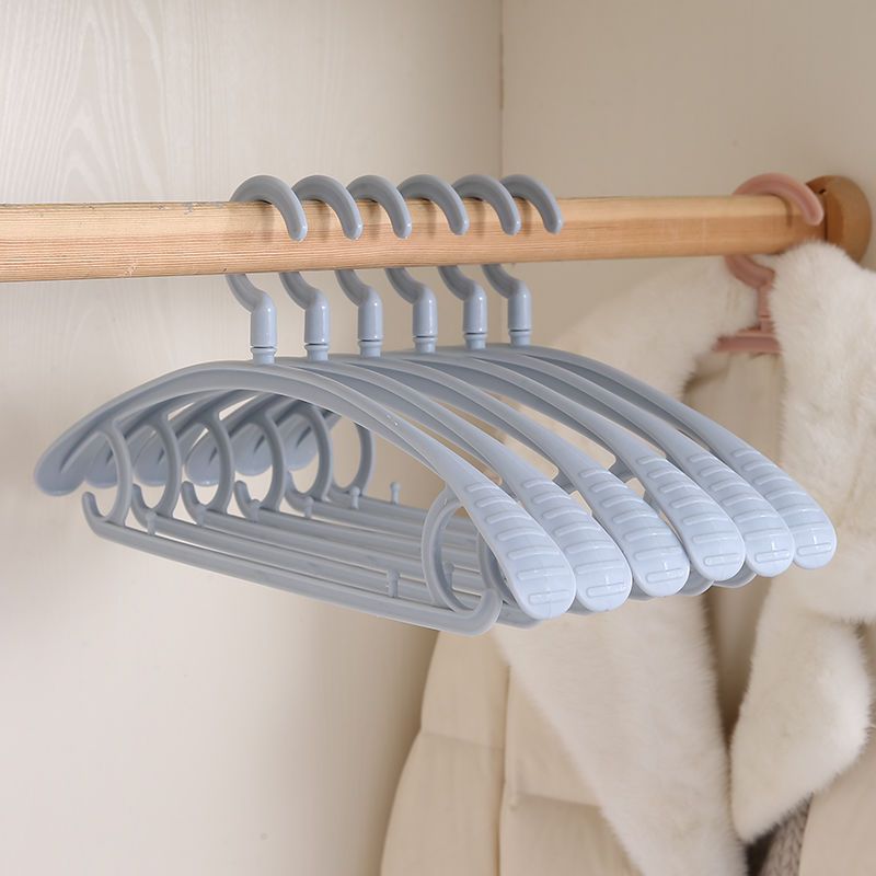 Wide Shoulder Clothes Hanger Adult Hanger Air Clothes Clothes Hanger Non-Slip Hanger Plastic Clothes Hanger Clothes Hanging Rack