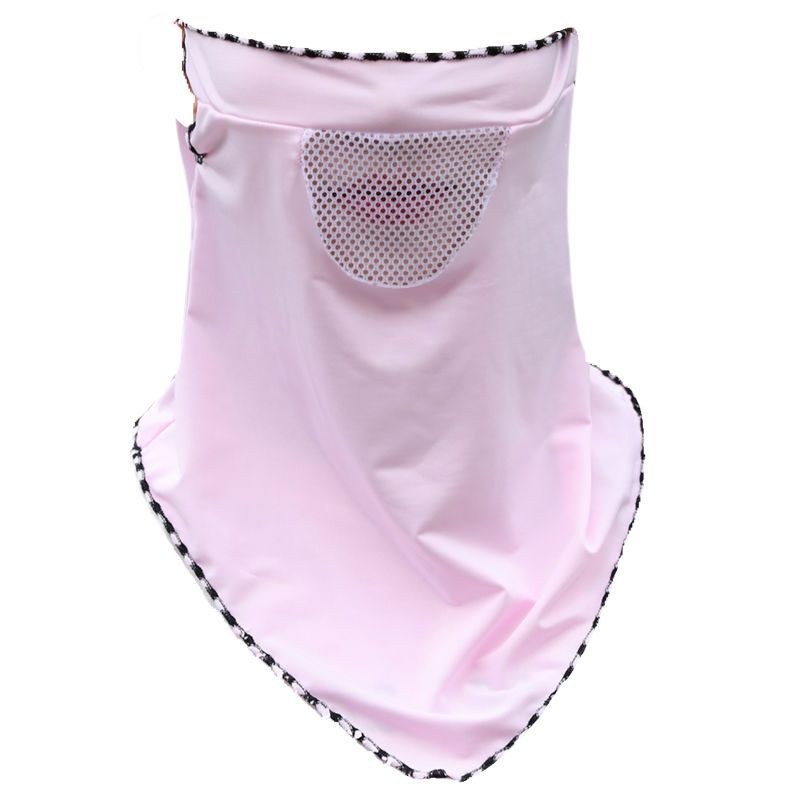 Sun Protection Mask Neck Protection Women's Summer UV Protection Breathable Mask Cycling and Driving Sun Protection Face Care Face Towel Veil Thin