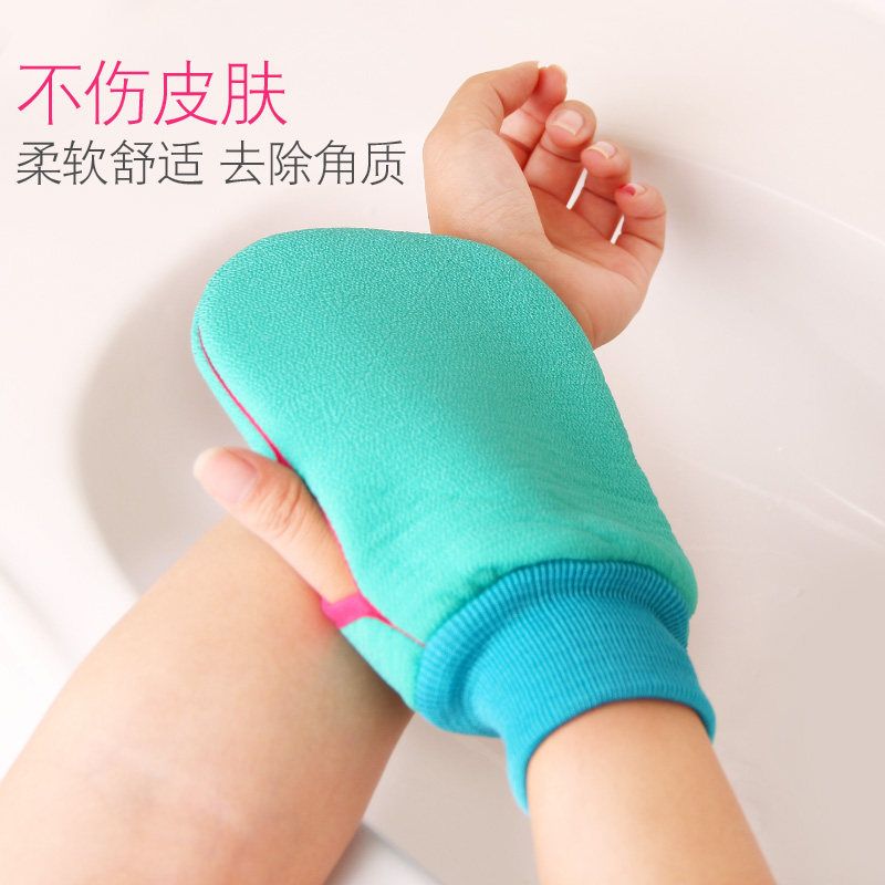 coarse sand double-sided thickened new gloves bath towel men and women adult painless strong decontamination back rub bath mud artifact