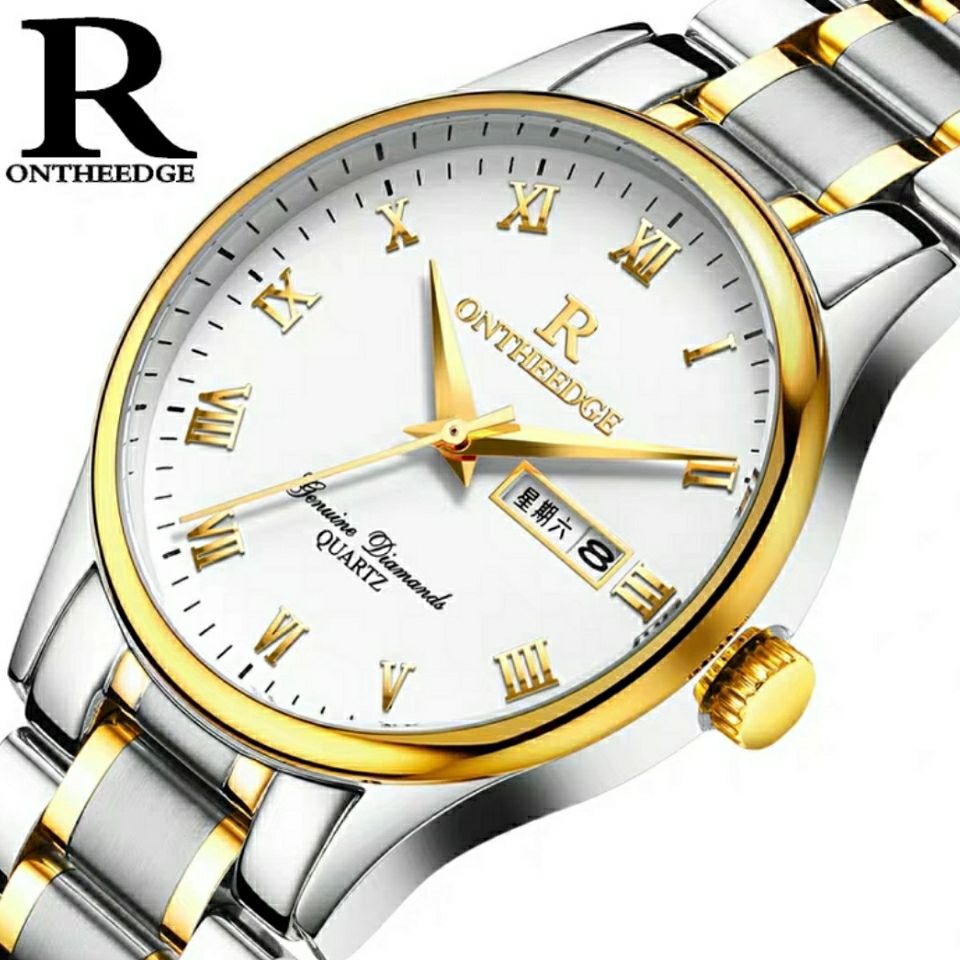 ruizhiyuan genuine ultra-thin waterproof fine steel belt quartz men‘s watch men‘s watch student men‘s watch