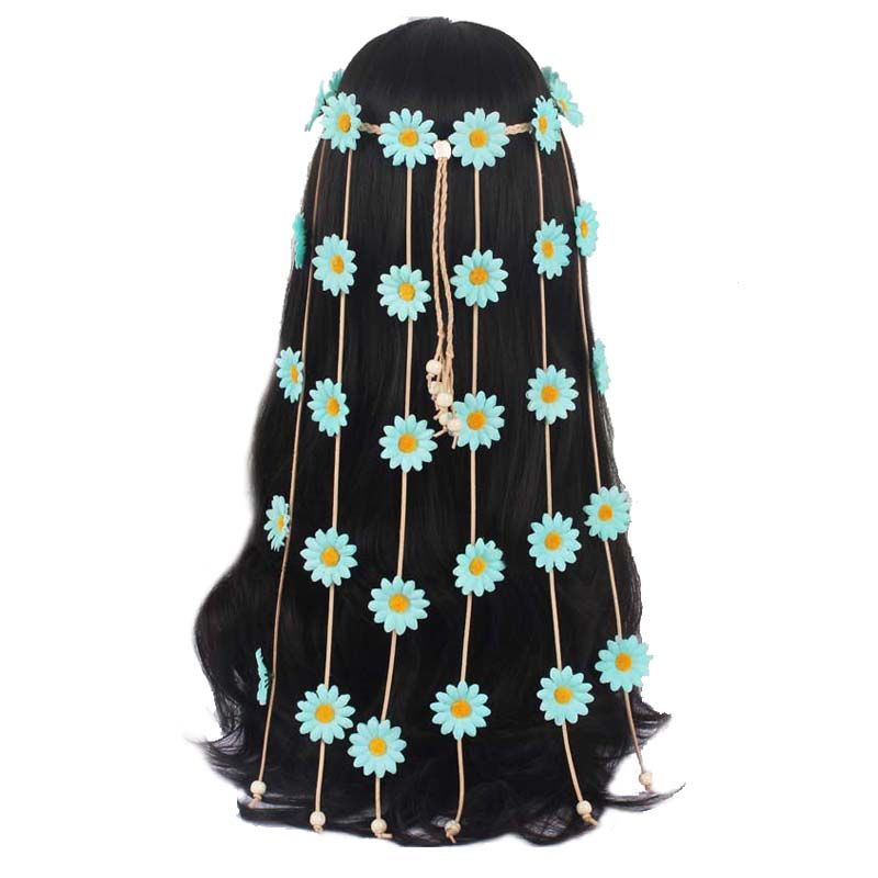 Distant Love Super Fairy Bohemian Daisy Flower Headband Headwear Garland SUNFLOWER Headband Dance Hair Accessories T685