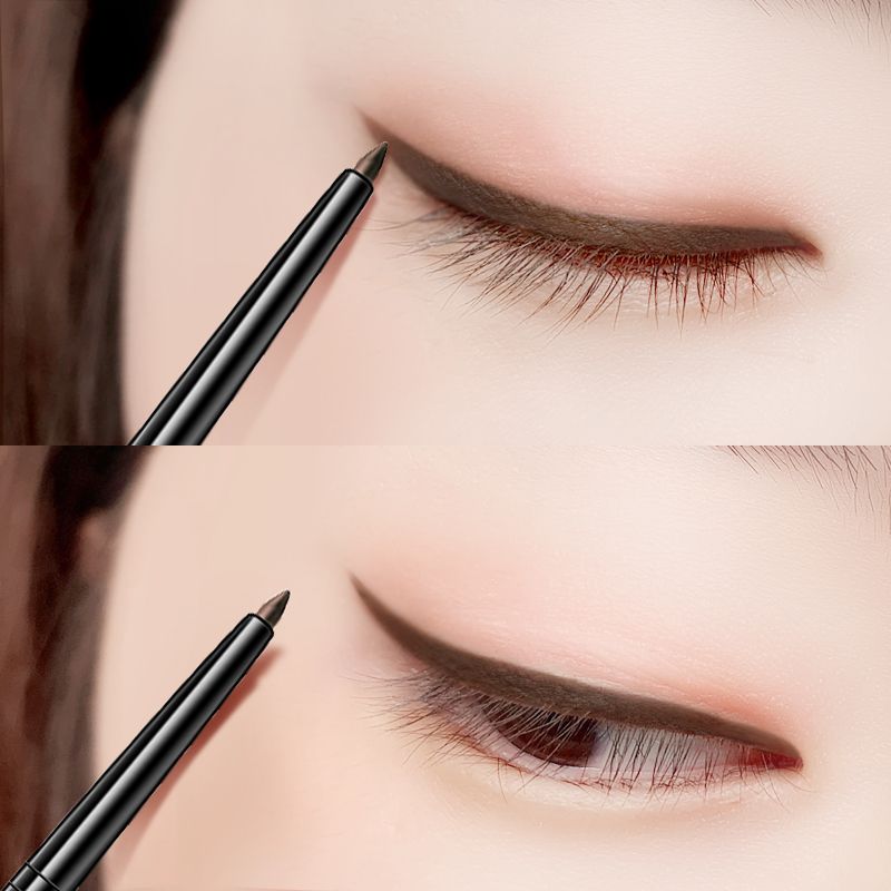 li jiaqi fake plain face eyeliner waterproof not smudge brown inner eyeliner pencil student novice hard head