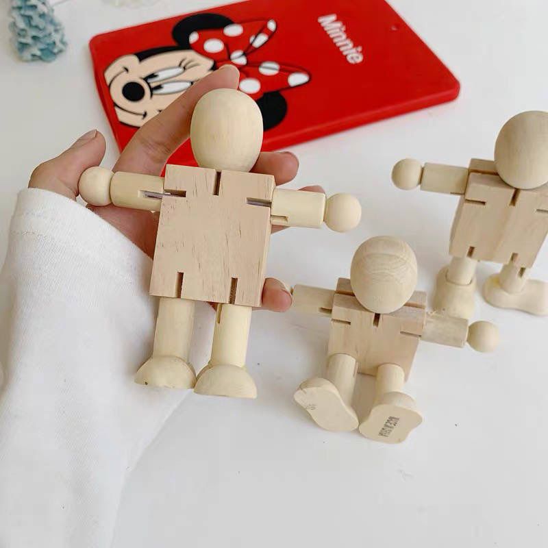 Korean Ins Table Decoration Home Wooden Student Desk Gift Cute Pocket Toy Decoration Ornament