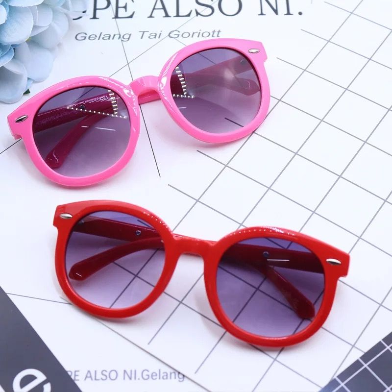 Baby Children's Glasses Boys' and Girls' Uv-Proof Sunglasses Summer Korean Children's Fashion Personalized Sunglasses Fashion