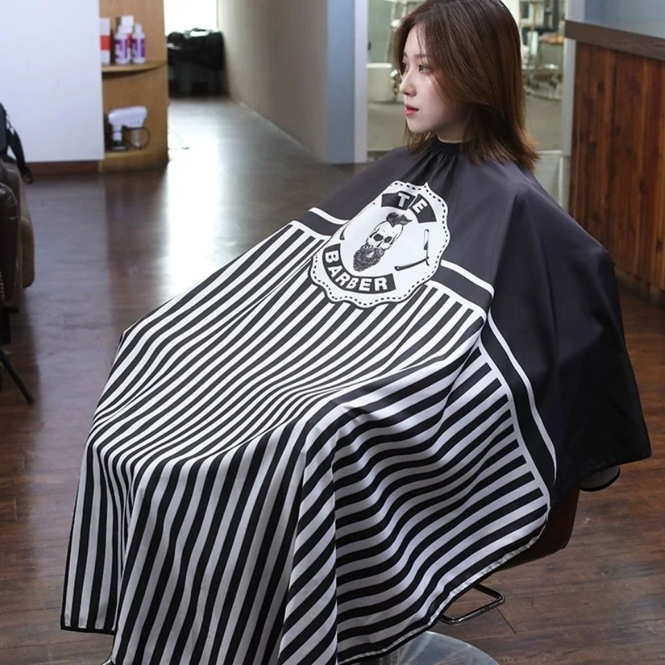 haircut wai cloth hair free anti-static barber shop hairdressing cloth for hair salon professional high-end hair scarf fashion