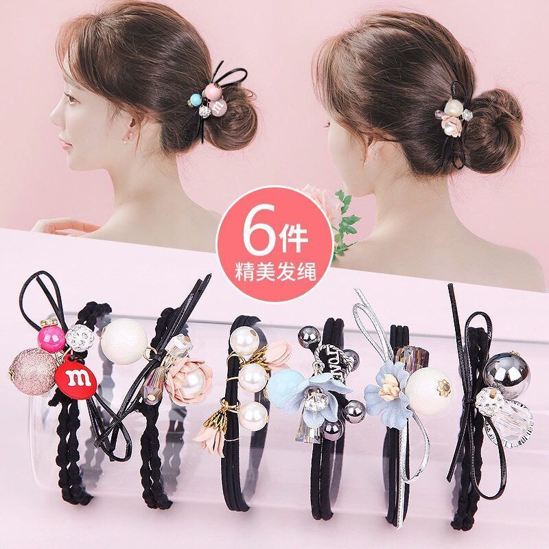 [exquisite 6-12 piece set] spring korean style headband hair accessories hair band hair elastic band adult student headdress