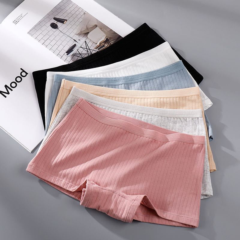 cotton crotch boxer safety pants women‘s anti-exposure plus size boxer briefs female student leggings