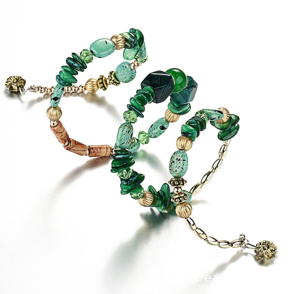 Seaside Vacation Beach Exotic Bohemian Multi-Layer Beaded Bracelet Vintage Ethnic Style Bracelet Bracelet for Women